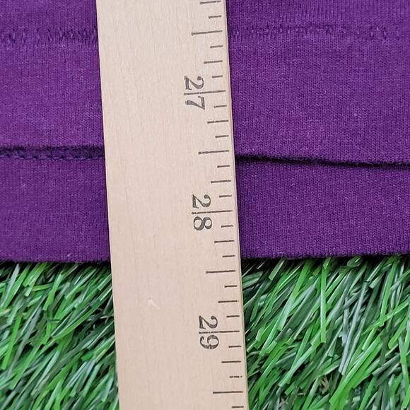 Vintage 1990 La-Paz Peace-Sign Shirt Womens XL 21x27 Purple - Picture 6 of 13